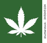 Marijuana leaf icon or cannabis icon. Vector illustration