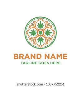 marijuana leaf logo design your company