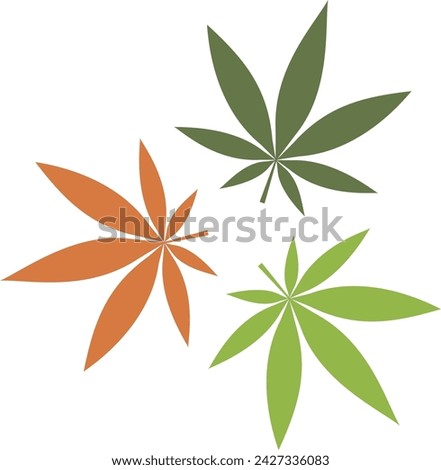 Marijuana Leaf Logo Icon Vector