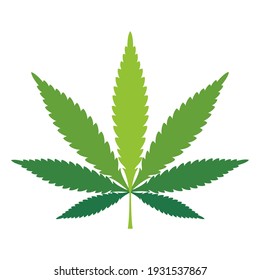 Marijuana Leaf. Medical Cannabis Sign Icon