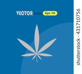 marijuana leaf vector icon