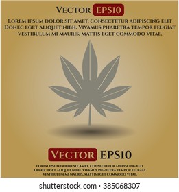 Marijuana-Blätter (Unkraut) von hoher Qualität