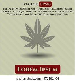 Marijuana leaf (weed) icon