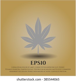 Marijuana leaf (weed) icon