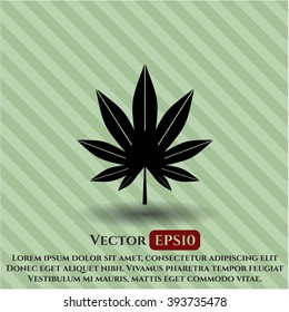 Marijuana-Blattsymbol