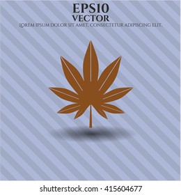 Marijuana leaf (weed) symbol