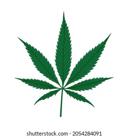 salida de marihuana decorada. Diseño para Textura, banner del sitio web. aislado de fondo blanco. Ilustración vectorial.