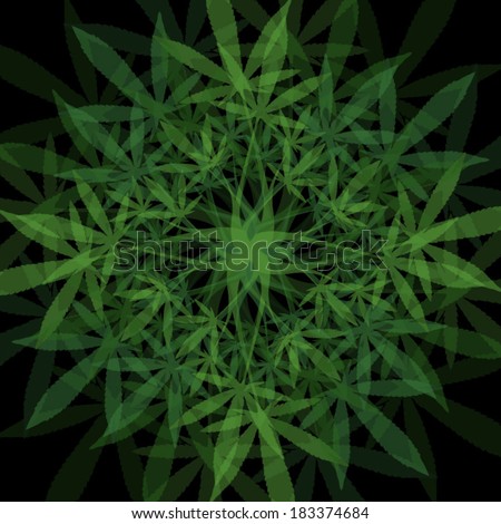 Download Marijuana Leaves Mandala Vector Illustration Stock Vector ...