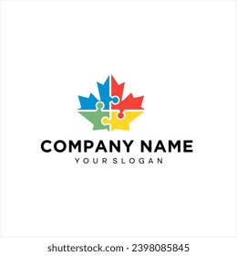 Marihuana-Logo mit einzigartigem Pixelgefühl