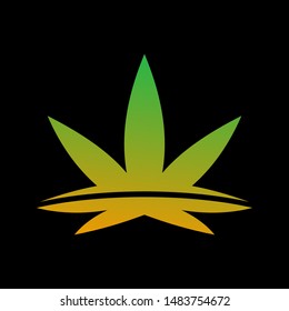 marijuana logo vector eps 10
