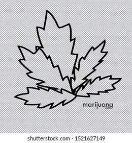 marijuana logo. vector illustrator, cannabis leaf logo. Medical marijuana leaf, cannabis leaf weed icon logo clip art illustration graphic black. 