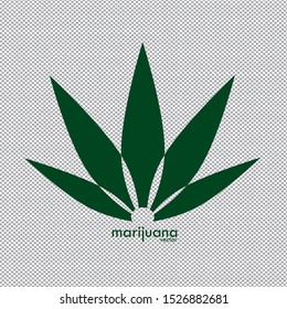 marijuana logo. vector illustrator, cannabis leaf logo. Medical marijuana leaf, cannabis leaf weed icon logo clip art illustration graphic black. 