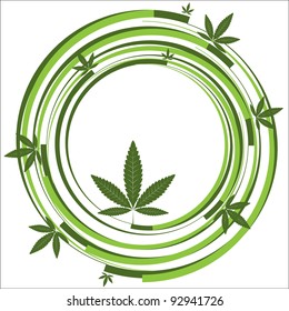 Marijuana (plant, vector image)