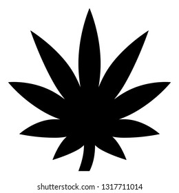 Marijuana Pot Leaf Icon