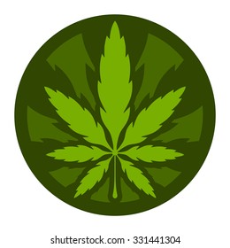 Marijuana Pot Weed Leaf Symbol
