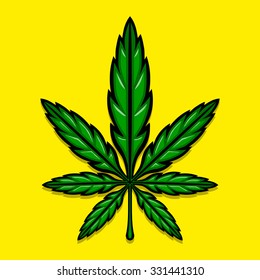 Marijuana Pot Weed Leaf Symbol
