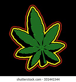 Marijuana Pot Weed Leaf Symbol
