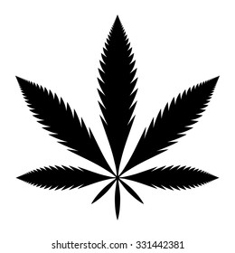 Marijuana Pot Weed Leaf Symbol