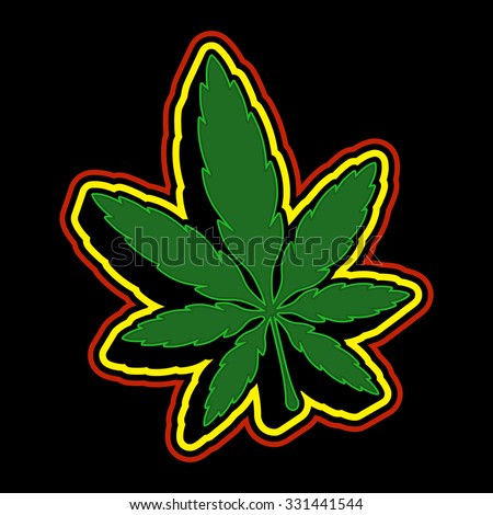 Marijuana Pot Weed Leaf Symbol