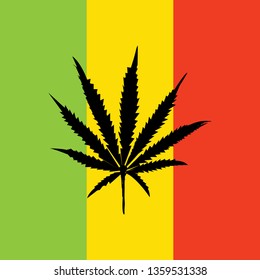 marijuana sticker vector