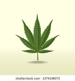 Marijuana vector cannabis leaf weed icon logo clip art illustration graphic
