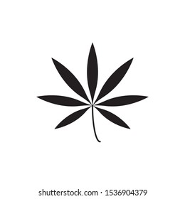 Marijuana vector cannabis leaf weed icon logo clip art illustration graphic