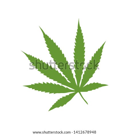 Marijuana vector cannabis leaf weed icon logo clip art illustration graphic
