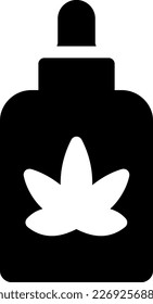 marijuana Vector illustration on a transparent background. Premium quality symmbols. Glyphs vector icons for concept and graphic design. 
