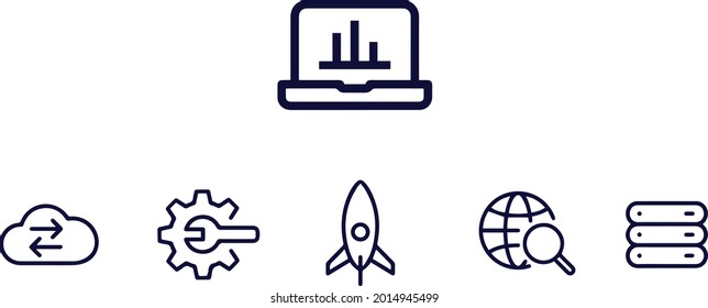 Mariketing - Icons vector design 