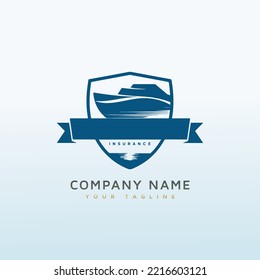 Marin and boating logo design