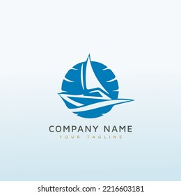 Marin and boating logo design