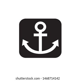 marina folder stationarry shape  black white web button icon vector eps10