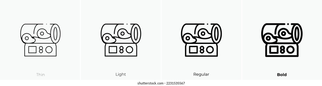 marinator icon. Thin, Light Regular And Bold style design isolated on white background