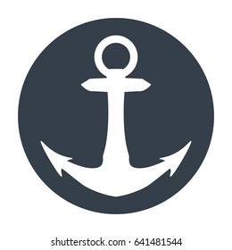 Marine anchor symbol