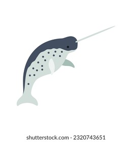 Marine Animals Illustration. Inhabitants of sea, ocean underwater life. Cute ocean animals vector set. Sea creatures cartoon characters, marine life clip art collection.