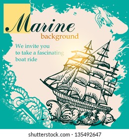 marine background