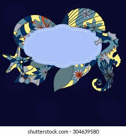 Marine background 
