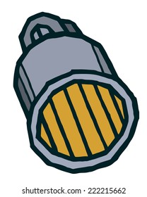 Marine beacon - stylized vector illustration
