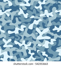 Marine camouflage seamless clothing texture. Military army fashion style