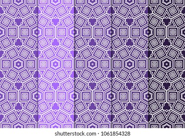 marine color seamless geometric pattern with floral mandala. vector illustration. for print, fashion geometric design.
