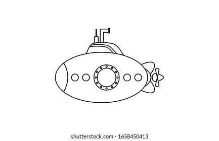 Submarine Sea Ship Stock Vector (royalty Free) 757001236 