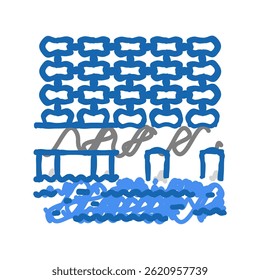 marine corrosion testing doodle icon sketch vector. marine corrosion testing sign. isolated symbol illustration