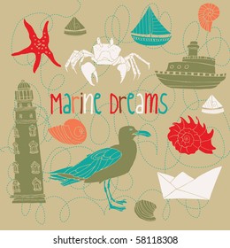 marine dreams background