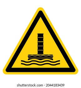 Marine Evacuation Chute Symbol Sign, Vector Illustration, Isolate On White Background Label. EPS10