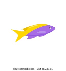 Marine Fish Seafood Vector Illustration, Isolated