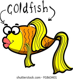 Marine fish, vector illustration