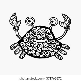 Marine Fish vector. Fish marine ornamental . Marine patterns . Fish marine art . Fish marine handmade.
