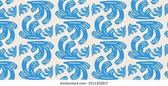 Flora marina sin patrón. Fondo boho pastel en minimalista. Traje para presentación, fondos, Fondos de pantalla, textiles y moda.
