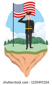 marine force man design