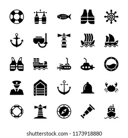 
Marine glyph icon
